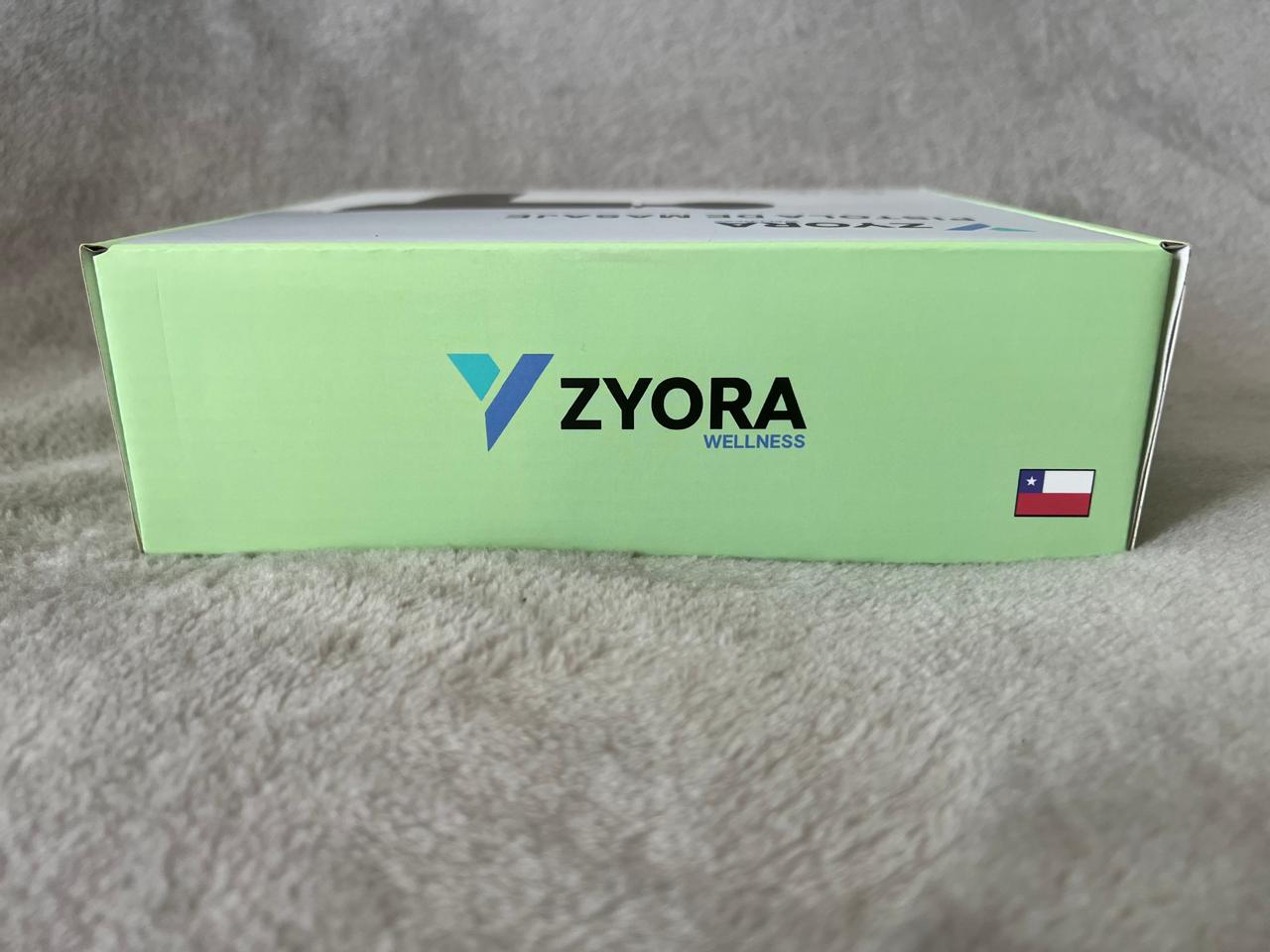 Pistola De Masaje Zyora 32 Velocidades + Lcd + 4 Cabezales